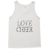 love cheer gold mixed media Tank Top