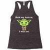 yoda quote Racerback Tank