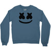 marshmello face Crewneck Sweatshirt