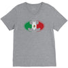 bat man mexican flag mexico logo V-Neck Tee