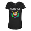 santa christmas Maternity Scoop Neck T-shirt