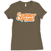 summer time Ladies Fitted T-Shirt