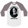 on wednesdays we wear black 3/4 Sleeve Shirt