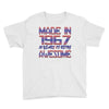 made in 1967 50 years of being awesome Youth Tee