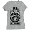 Libra Hated By Many Wanted By Plenty Ladies Fitted T-Shirt