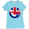 mod union jack, ideal gift, birthday present Ladies Fitted T-Shirt