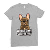 where's my coffee Ladies Fitted T-Shirt