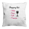 wine shopping Throw Pillow