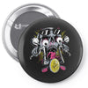 skull biker Pin-back button