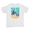 smile more, ride a motorcycle Youth Tee