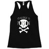 allergic to poison Racerback Tank
