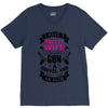 I Have a Pretty Wife I Also Have a Gun a Shovel and an Alibi V-Neck Tee