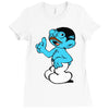 tobias smurf Ladies Fitted T-Shirt