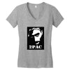2pac (1) Women's V-Neck T-Shirt
