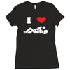 i love sex Ladies Fitted T-Shirt