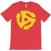 45 rpm vinyl record t shirt dj music records mens ladies tee funny T-Shirt