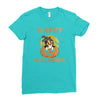 collie dog Ladies Fitted T-Shirt