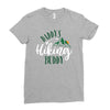 Daddy's Hiking Buddy Ladies Fitted T-Shirt