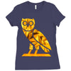 owl Ladies Fitted T-Shirt