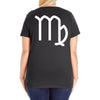 February Girls Are Sunshine Mixed With A Little Hurricane Ladies Curvy T-Shirt