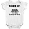 August Girl Hated By Many Baby Onesie