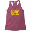 gone squatchin Racerback Tank