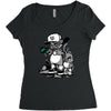 vandal squad Women's Triblend Scoop T-shirt