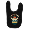 Hunting Season Retro Color 80s Style Baby Bibs