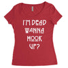 i'm dead wanna hook up american horror story Women's Triblend Scoop T-shirt