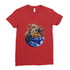 world animal Ladies Fitted T-Shirt