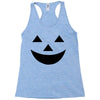 face pumpkin Racerback Tank