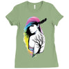 rainbow girl Ladies Fitted T-Shirt