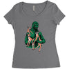 fawns meet kaiju Women's Triblend Scoop T-shirt