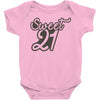 sweet 21 twenty Baby Onesie