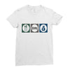 eat sleep money Ladies Fitted T-Shirt