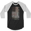 Vintage Usa Flag 3/4 Sleeve Shirt