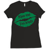 kiss me i am irish Ladies Fitted T-Shirt