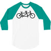 bike tandem 3/4 Sleeve Shirt