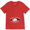 March Peeking Out Asian Baby Boy V-Neck Tee