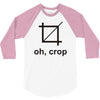 oh crop 3/4 Sleeve Shirt