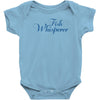 fish whisperer funny Baby Bodysuit