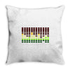 sound activated flashing light Throw Pillow