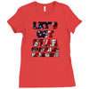 star spangled hammered Ladies Fitted T-Shirt