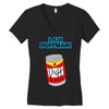 i am duff man homer cult funny retro Women's V-Neck T-Shirt
