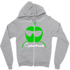 cider (cyder cyber) punk drinking apple west country rough scrumpy Zipper Hoodie