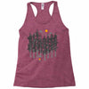 be alone Racerback Tank