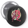 krampus (blood red) Pin-back button