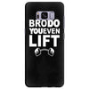 bro do you even lift baseball raglan Samsung Galaxy S8 Plus