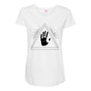 Triangle Maternity Scoop Neck T-shirt