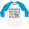 pineapple pizza 3/4 Sleeve Shirt